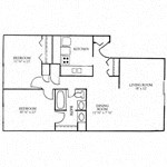 19961996  black and white floor plan  apartments triplex   sold out